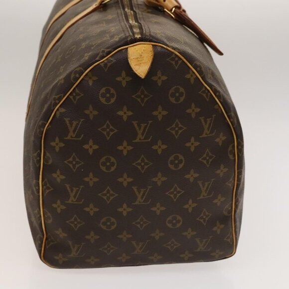 LOUIS VUITTON Monogram Keepall 55 Boston Bag LV Auth - Picture 5 of 16